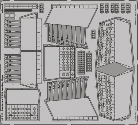 Detailset BAC Canberra PR9 Landing Flaps (Airfix) E48-613