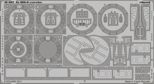 Detailset Junkers Ju88G-6 Interior (Dragon)  E48-682