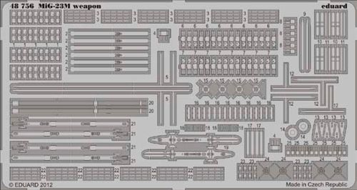 Detailset Mikoyan Mig23M/ML/MF Flogger Weapons (Trumpeter)  E48-756