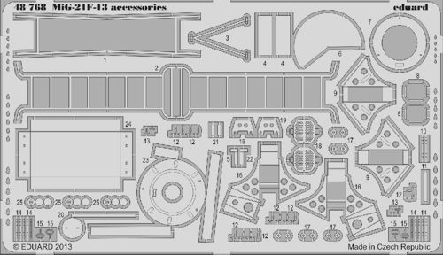 Detailset Mikoyan MiG21F-13 Accessories (Trumpeter)  E48-768