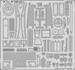 Detailset Messerschmitt BF109E-3/4 (Eduard) 48-774