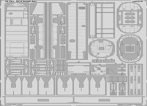 Detailset Tupolev Tu2 Bomb Bay (Xutong) E48-781