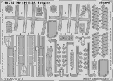 Detailset Messerschmitt Me410 Engine (Meng) E48-782