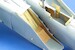 Detailset Mikoyan MiG25 Foxbat air Intakes and FOD (Kitty Hawk)  E48-808
