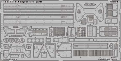 Detailset Grumman F14A Tomcat upgrade set (Eduard/Hobby Boss)  E48-817