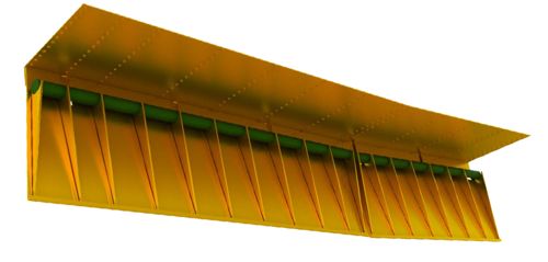 Detailset Hawker Typhoon MK1b Bubbletop Landing flaps (Hasegawa/Italeri) E48-824