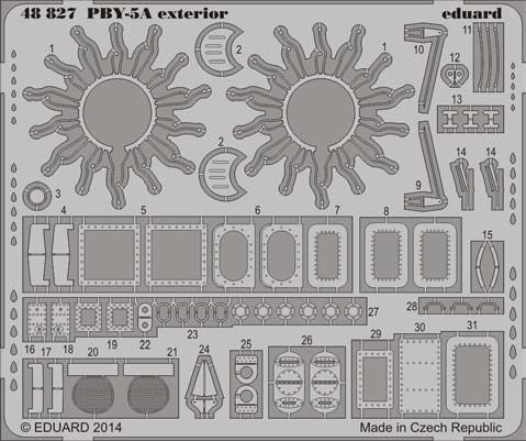 Detailset PBY5A Catalina Exterior (Revell/Monogram)  E48-827