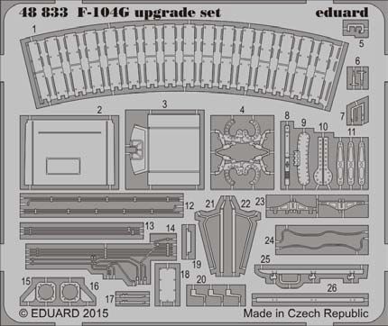 Detailset F104G Starfighter Upgrade set (Hasegawa)  E48-833