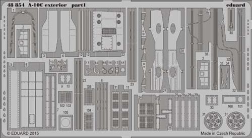 Detailset A10C Thunderbolt exterior (Italeri)  E48-854