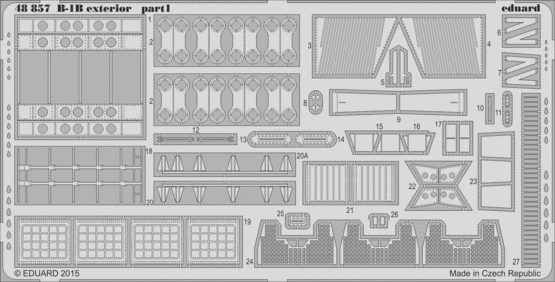 Detailset B1B Exterior (Revell) E48-857