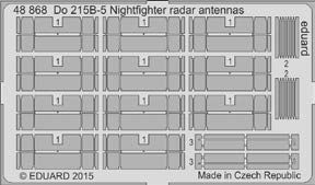 Detailset Dornier Do215B-5 Nightfighter radar antennas (ICM)  E48-868