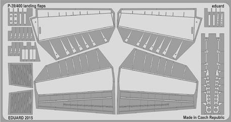 Detailset P39/P400 Airacobra Landing Flaps (Eduard)  E48-872