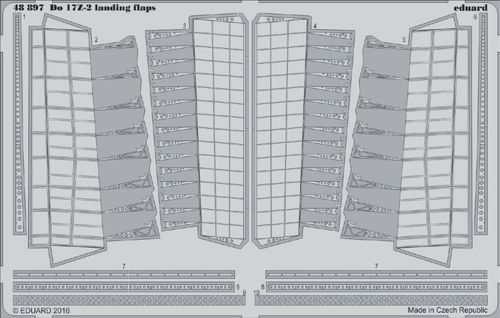 Detailset Dornier Do17Z-2 Landing flaps (ICM)  E48-897