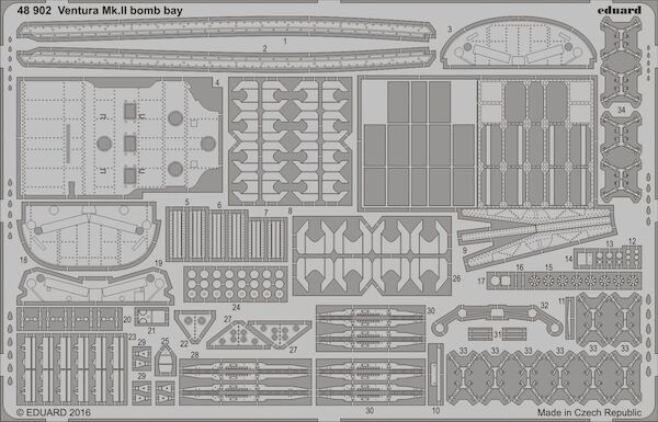 Detailset Lockheed Ventura MKII Bomb Bay (Revell)  E48-902