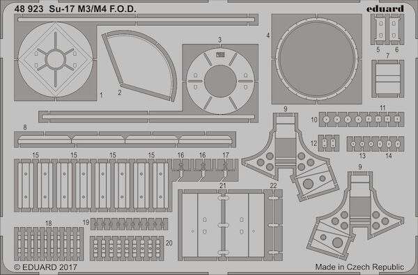 Detailset Suchoi Su17M-3/M-4 Fitter FOD (Kitty Hawk)  E48-923