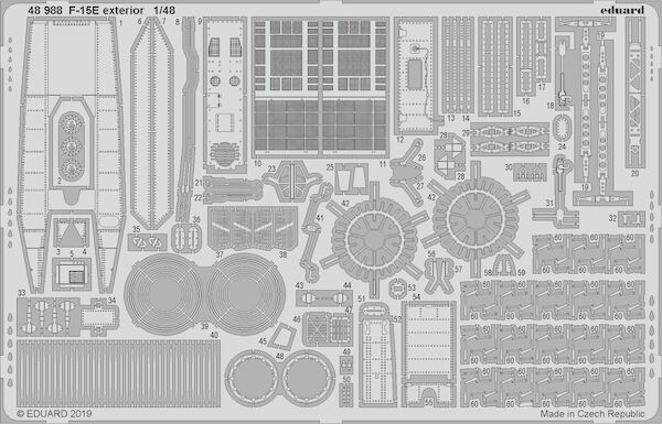 Detailset F15E Strike Eagle Exterior (Great Wall Hobby)  E48-988