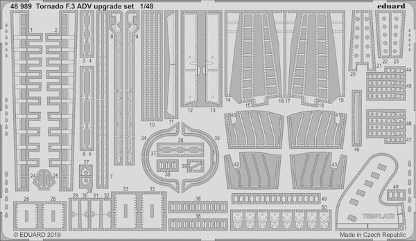 Detailset Tornado F3 ADV (Revell/Eduard)  E48-989