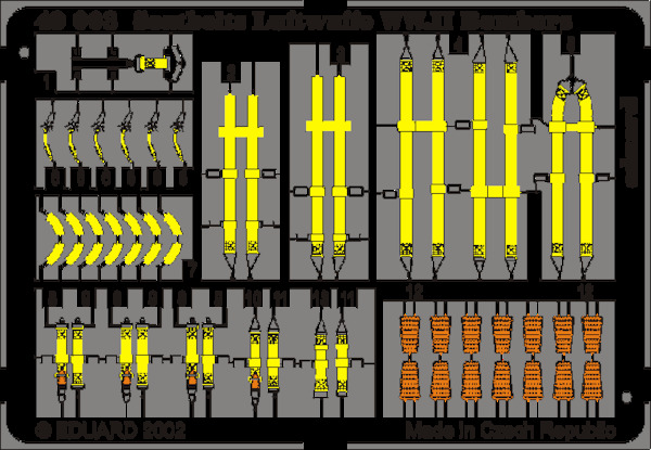 Detailset Seatbelts Luftwaffe WW2 Bombers E49-003