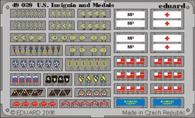 Detailset US Insignia and Medals WWII E49-039