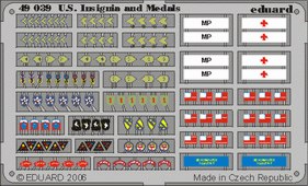 Detailset US Insignia and Medals WWII  E49-039