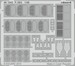 Detailset P38G Lightning Interior (Tamiya)  E49-1042