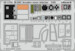 Detailset Douglas B-26C Invader nose interior (ICM) E49-1114