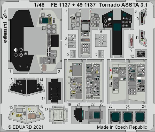 Detailset Tornado ASSTA 3.2 Interior (Revell)  E49-1137