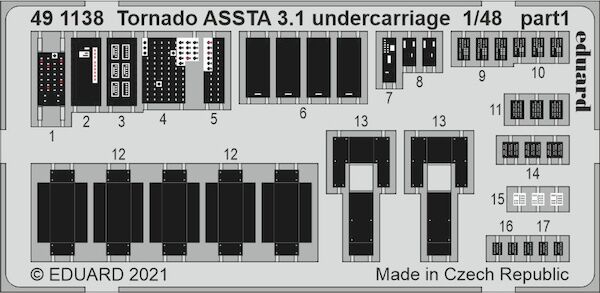 Detailset Tornado ASSTA 3.2 Undercarriage (Revell)  E49-1138