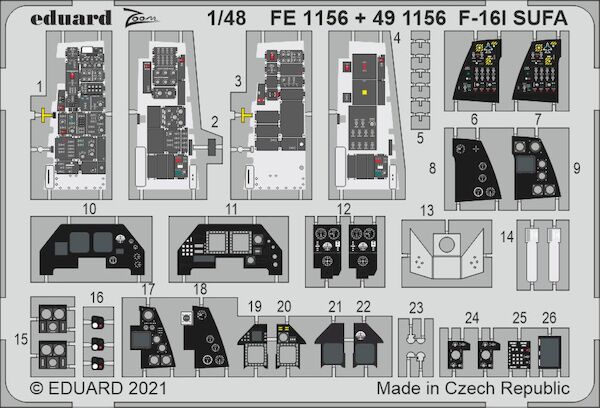 Detailset F16I SUFA (Kinetic) E49-1156