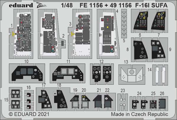Detailset F16I SUFA (Kinetic)  E49-1156