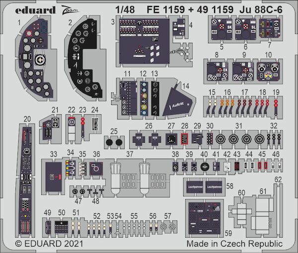 Detailset Junkers Ju88C-6 (ICM)  E49-1159