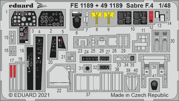 Detailset Sabre F4 (Airfix)  E49-1189