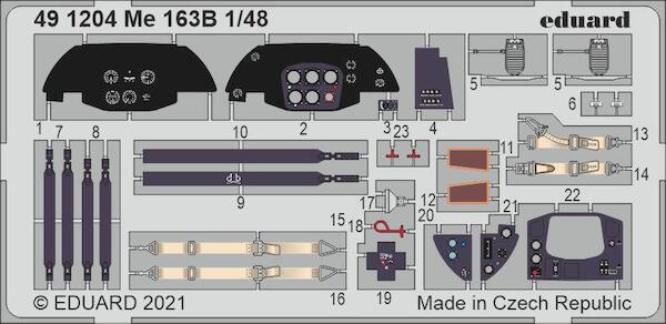 Detailset Messerschmitt Me163B Komet (Gaspatch) E49-1204
