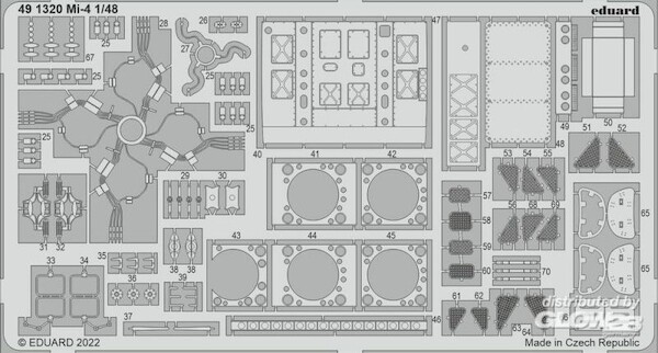 Detailset Mil Mi4 'Hound' (Trumpeter)  E49-1320