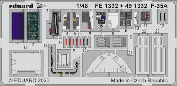 Detailset F35A Lightning II (Tamiya) E49-1332