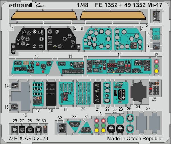 Detailset Mil Mi17 Hip (AMK)  E49-1352