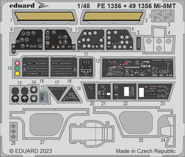 Detailset Mil Mi8T Hip (Trumpeter) E49-1356