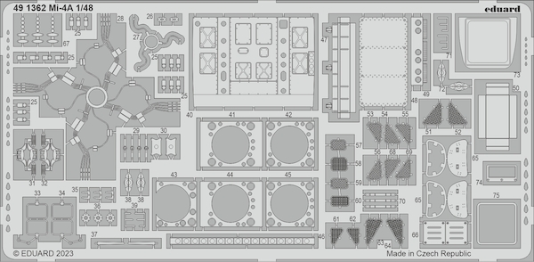 Detailset Mil Mi4A (Trumpeter) E49-1362