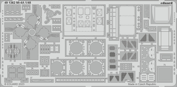 Detailset Mil Mi4A  (Trumpeter)  E49-1362