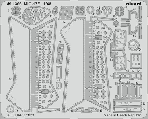 Detailset Mikoyan MiG17F (AMMO) E49-1366