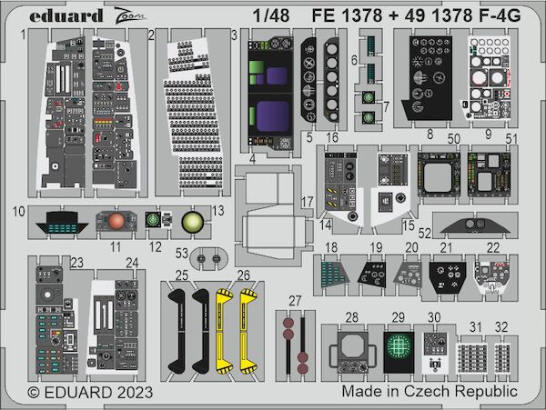 Detailset F4G Phantom (Meng) E49-1378