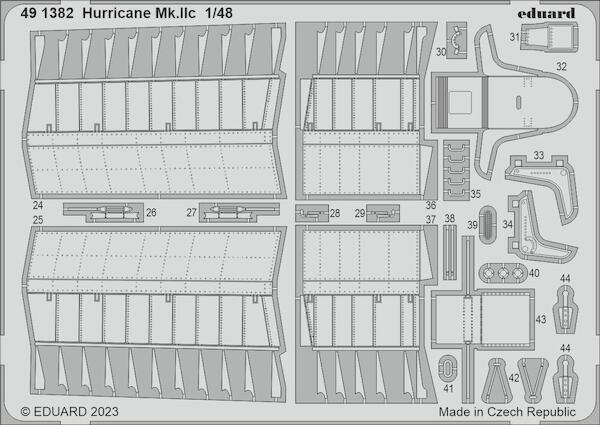 Detailset Hurricane Mk. IIc (Arma Hobby)  E49-1382