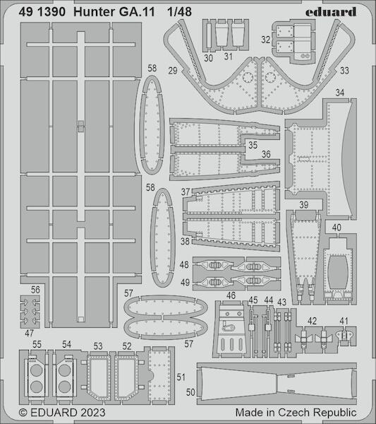 Detailset Hunter GA11 (Airfix)  E49-1390