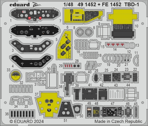 Detailset TBD-1 Devastator (Hobby Boss)  E49-1452