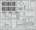 Detailset B17F Flying Fortress Waist Section (Eduard/ Hong Kong Models) E49-1464