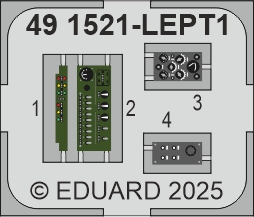 Detailset Mitsubishi A6M5 (Mitsubishi ) Zero Upgrade set (Eduard) E49-1521