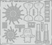 Detailset Mitsubishi A6M5 (Mitsubishi ) Zero Upgrade set (Eduard)  E49-1521