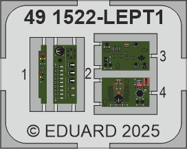 Detailset Mitsubishi A6M52-K Zero Upgrade set (Eduard) E49-1522