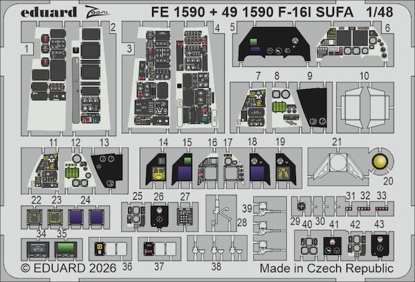 Detailset F16I SUFA (Kinetic)  E49-1590