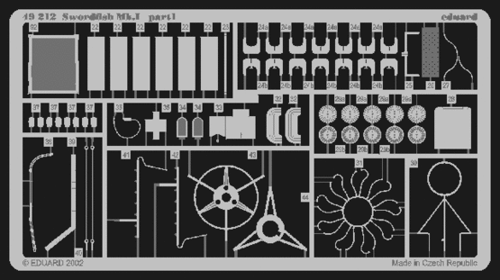 Detailset Swordfish MK1(Tamiya)  E49-212
